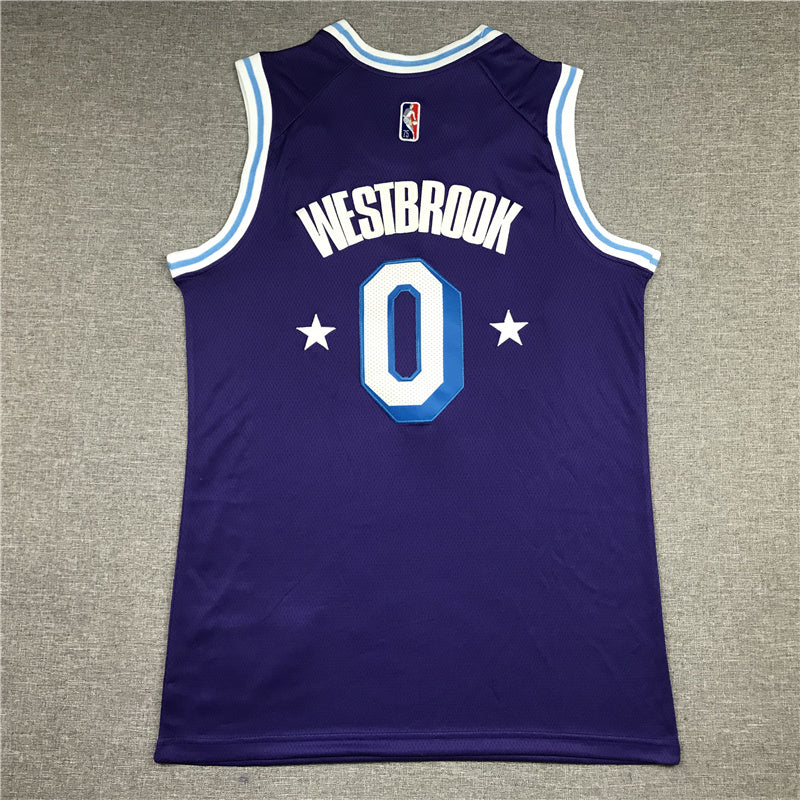 Russell Westbrook #0 Los Angeles Lakers 2022 City Edition Swingman Jersey — Embroidered