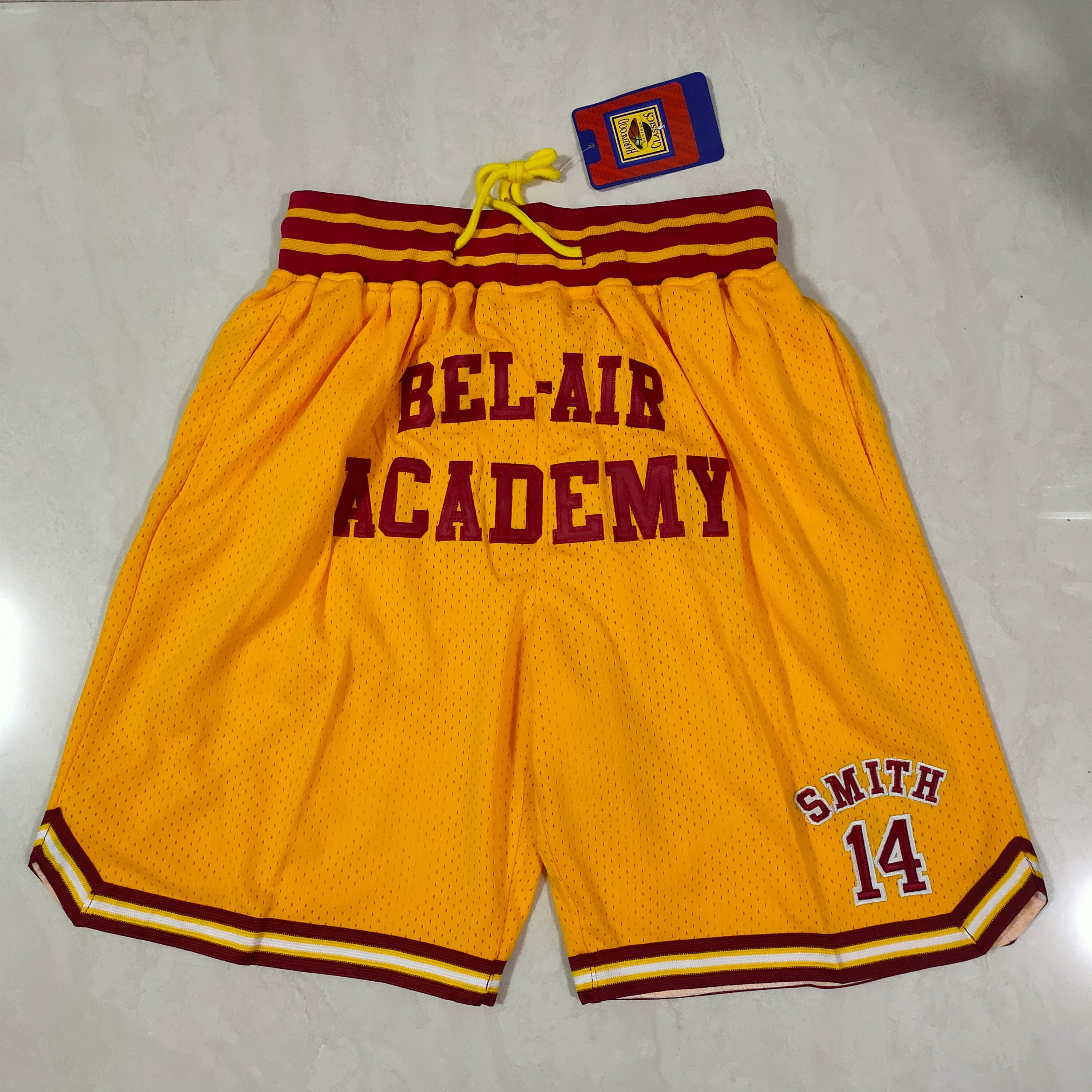 Los Angeles Lakers Kobe Bryant Yellow Pocket Pants