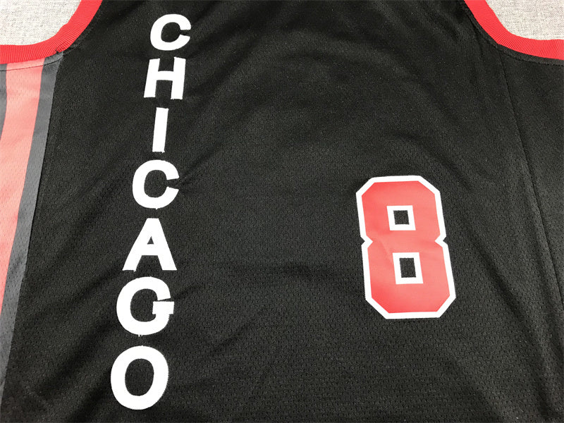 Chicago Bulls Zach LaVine #8 2024 City Edition Swingman Jersey – Embroidered