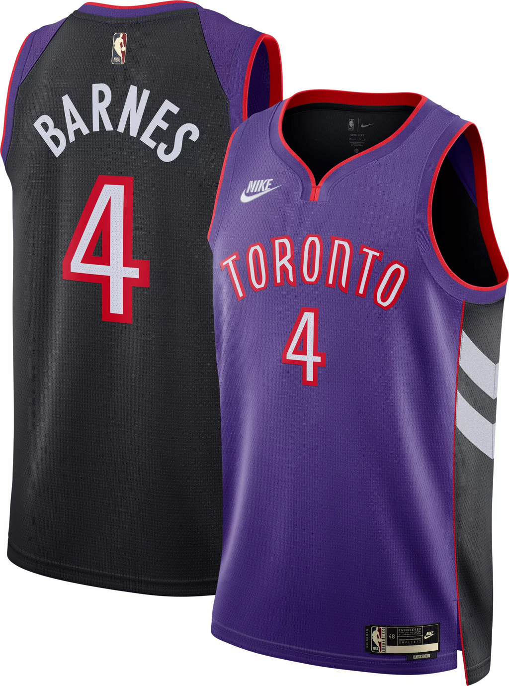 Scottie Barnes Toronto Raptors 2025 Mens Hardwood Classic NBA Swingman Jersey