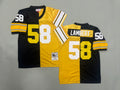 Mens Jack Lambert#58 Pittsburgh Steelers Vintage Throwback Jersey