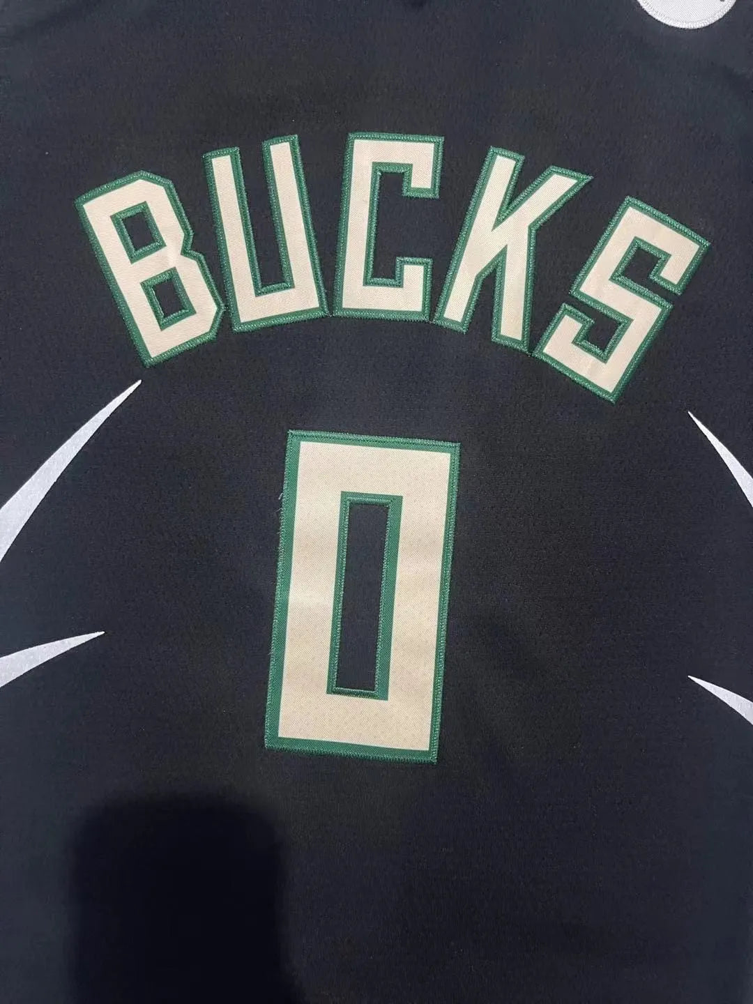 Damian Lillard Milwaukee Bucks Men's Black2023-2024 season Jersey