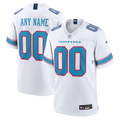 Custom Tennessee Titans White Game Jersey