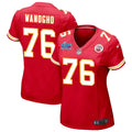 Prince Tega Wanogho Kansas City Chiefs Women's Super Bowl LVII Game Jersey - Red