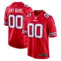 Custom Buffalo Bills Red Game Jersey