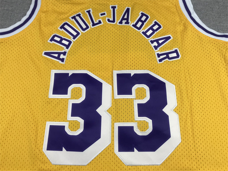 Kareem Abdul-Jabbar Los Angeles Lakers #33 1984-85 Throwback Jersey