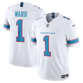 Cameron Ward #1 Tennessee Titans White Vapor F.U.S.E. Sewn Down Limited Jersey