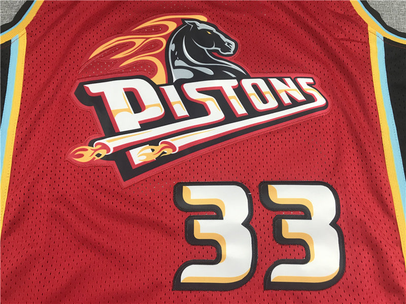 Detroit Pistons Grant Hill #33 1998-99 Throwback — Embroidered