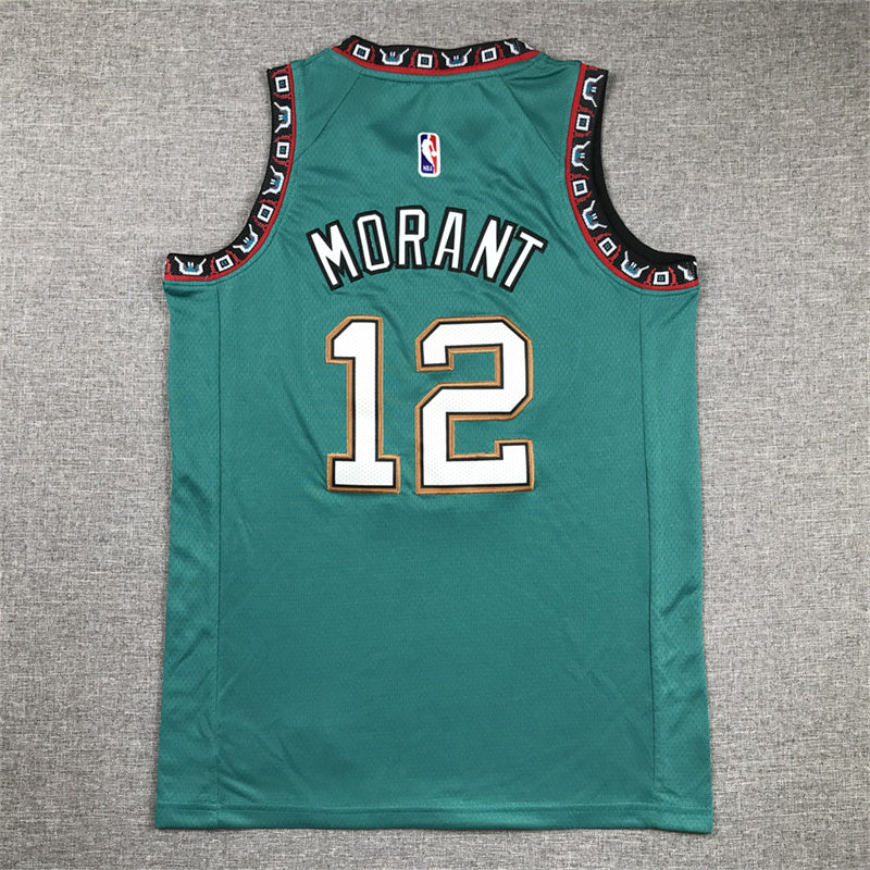 Youth Ja Morant Memphis Grizzlies #12 Embroidered  Jersey