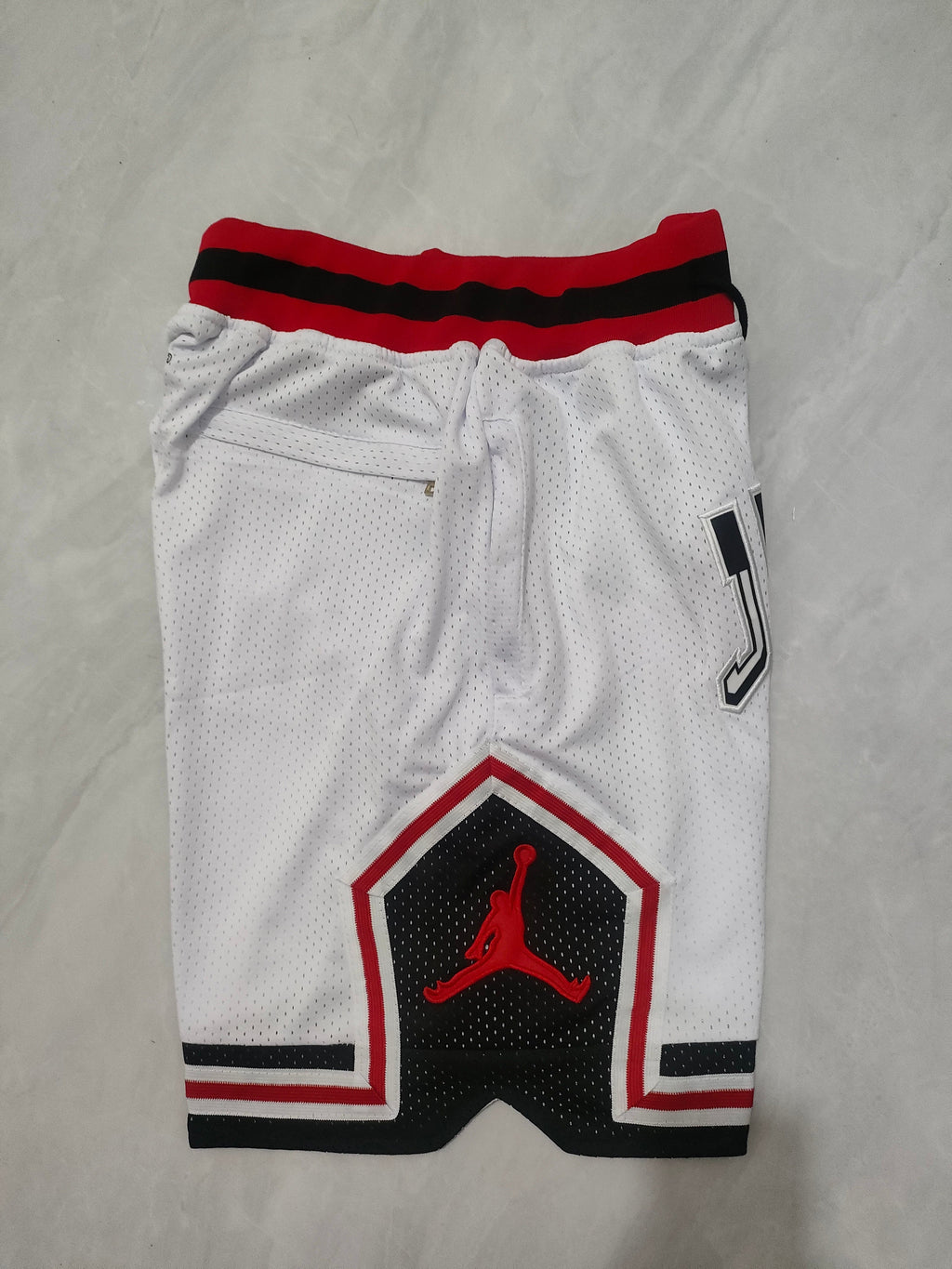 Jordan White Pocket Shorts