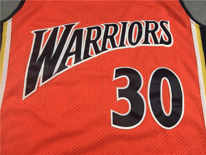 Golden State Warriors Stephen Curry #30 2009-10 Throwback - Embroidered