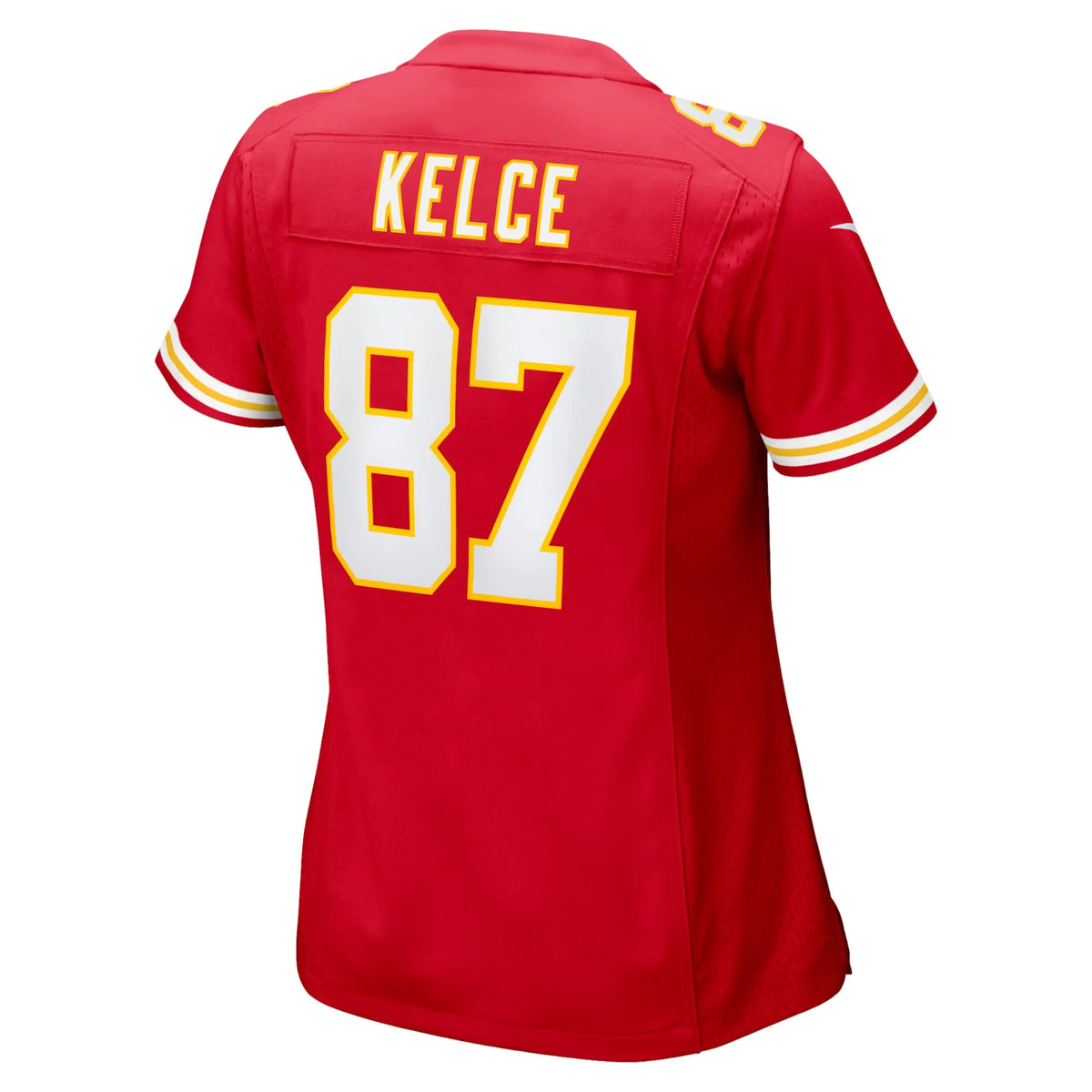 Travis Kelce Kansas City Chiefs Women's Super Bowl LVII Patch Game Jersey - Red