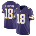 Justin Jefferson #18 Minnesota Vikings Vapor F.U.S.E. Limited Throwback Purple Jersey
