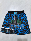 Minnesota Timberwolves Blue Heat Transfer Pocket Shorts