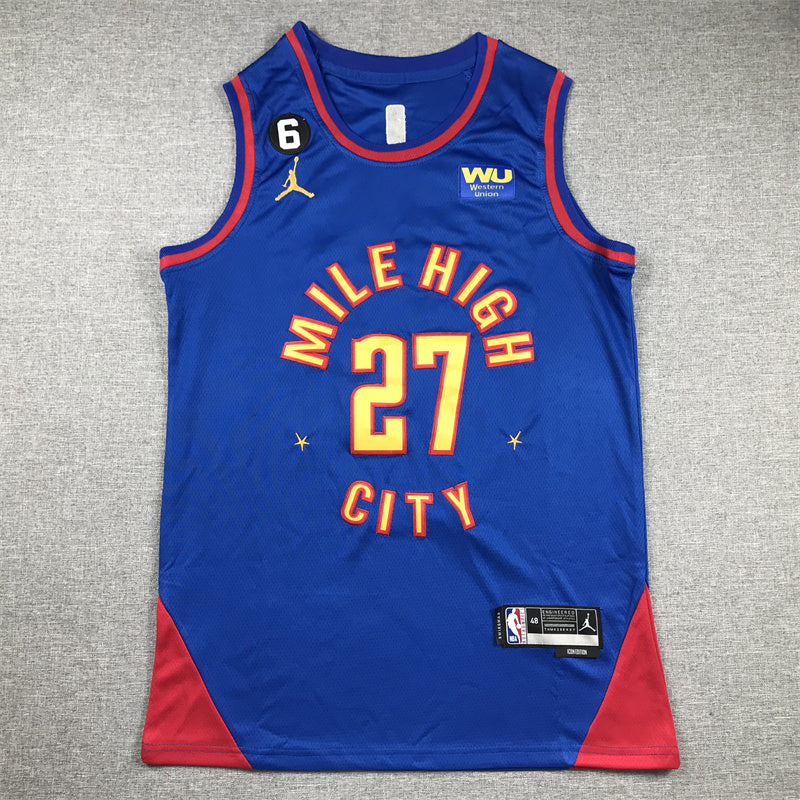 Denver Nuggets Jamal Murray #27 2023 City Edition - Embroidered Jersey