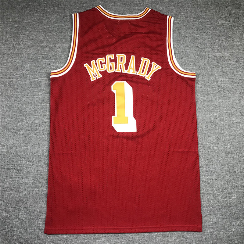 Houston Rockets Tracy McGrady #1 2004-05 Throwback — Embroidered Jersey