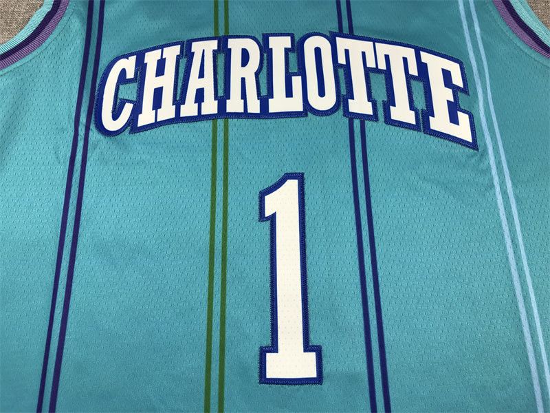 Charlotte Hornets LaMelo Ball #1 City Edition Swingman Jersey - Embroidered