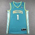 Charlotte Hornets LaMelo Ball #1 2024 City Edition Swingman Jersey - Embroidered
