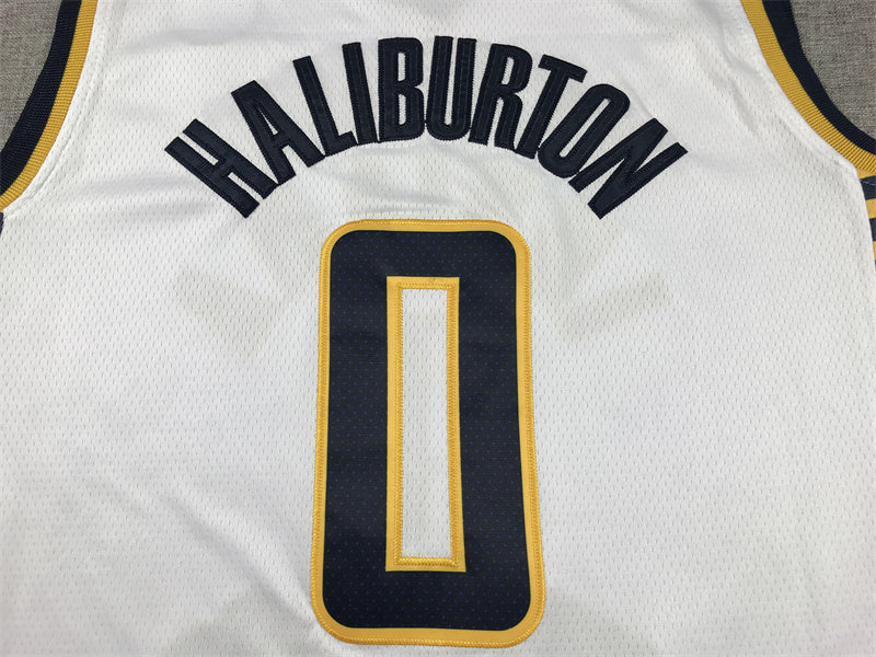 Indiana Pacers Tyrese Haliburton #0 City Edition Swingman Jersey - Embroidered