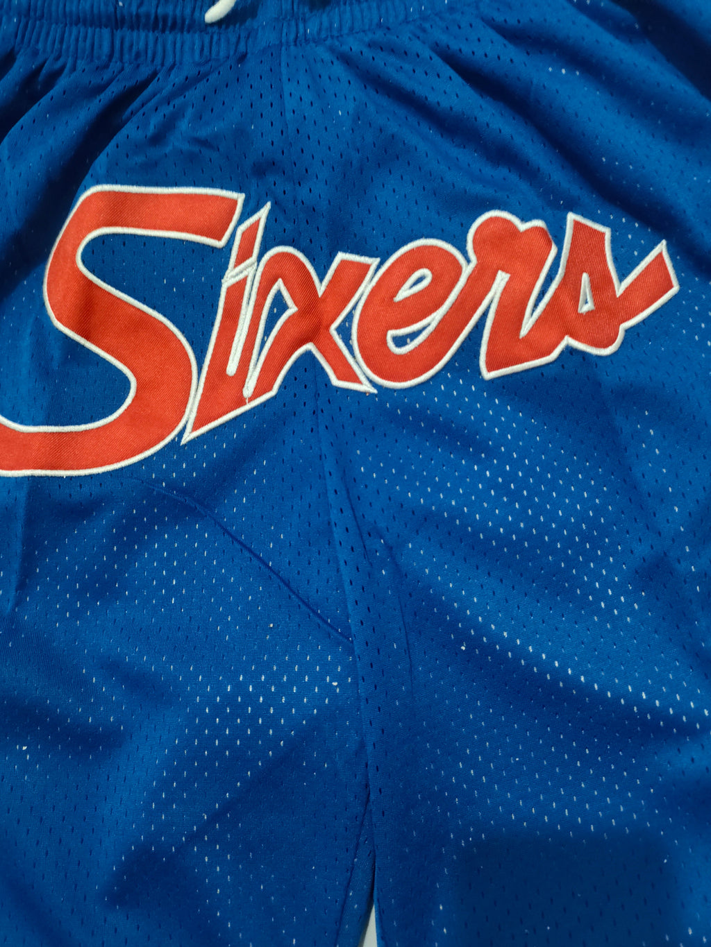 Philadelphia 76ers Blue Retro Pocket Shorts