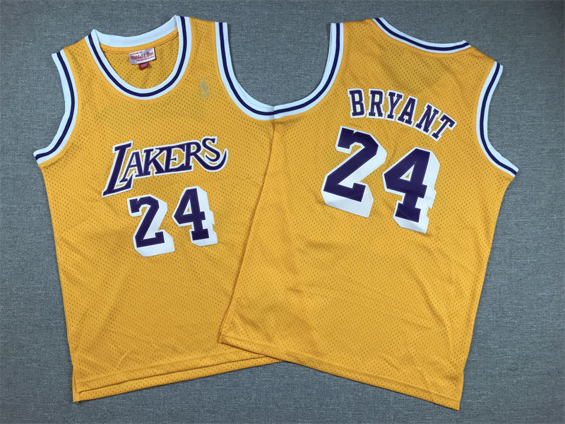 Youth Kobe Bryant Los Angeles Lakers #24  Embroidered  Jersey