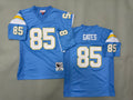 Mens Antonio Gates#85  San Diego Chargers Vintage Throwback Jersey