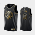 Young Jayson Tatum celtics golden edition jersey black