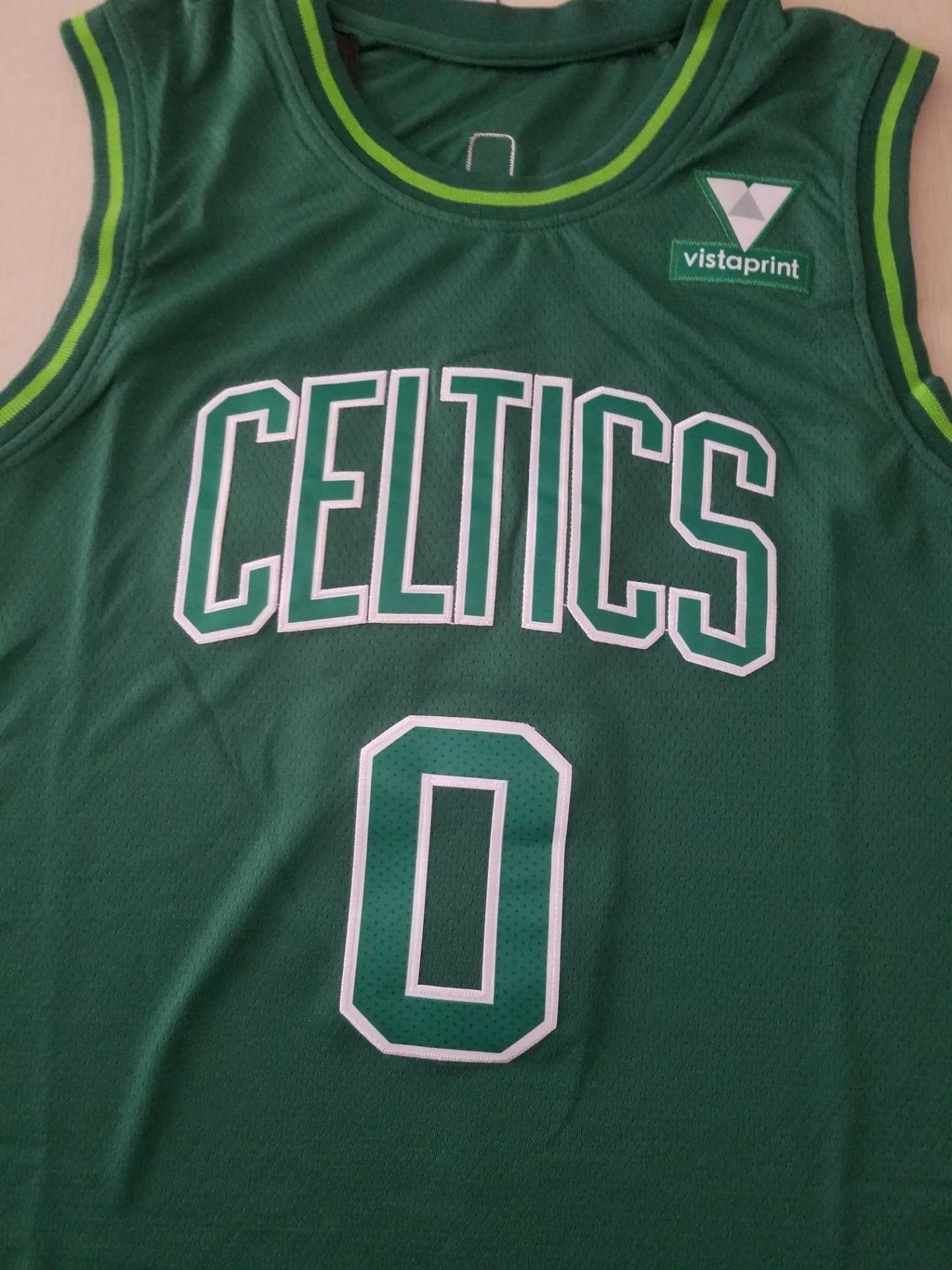 Men's Boston Celtics Jayson Tatum #0 Green Swingman  Jersey