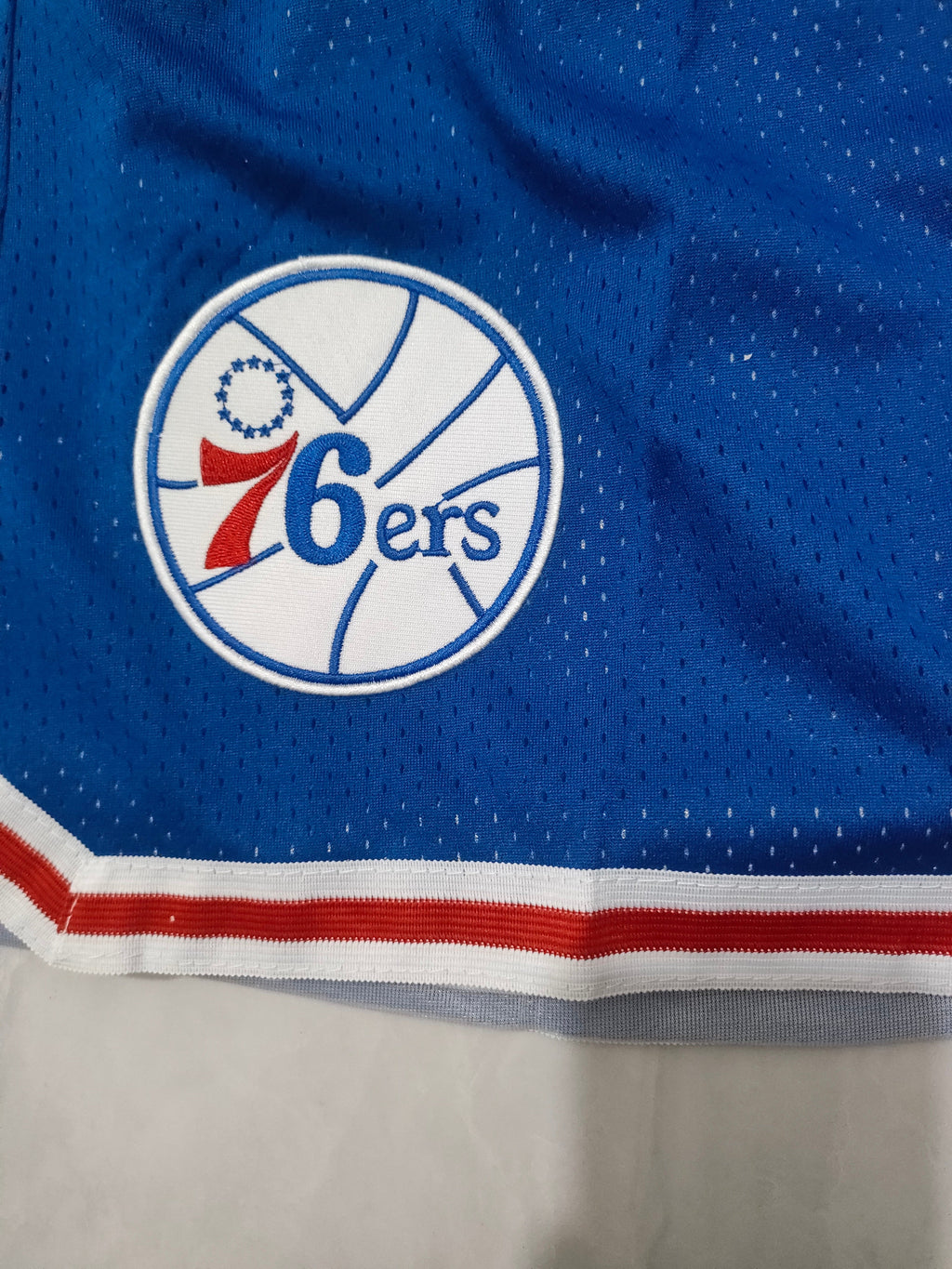 Philadelphia 76ers Blue Retro Pocket Shorts