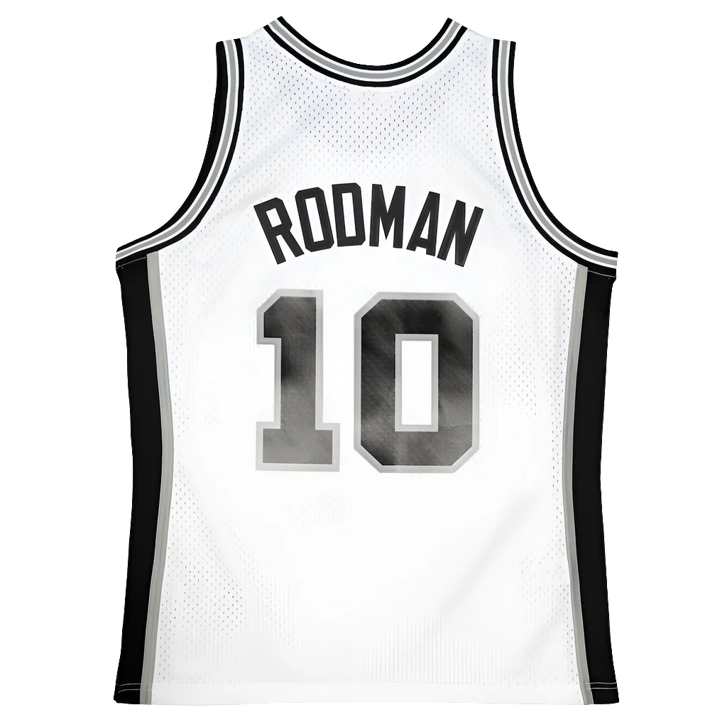 Dennis Rodman #10 San Antonio Spurs 1993-94 white Throwback Embroidered Jersey [Pre-Order]