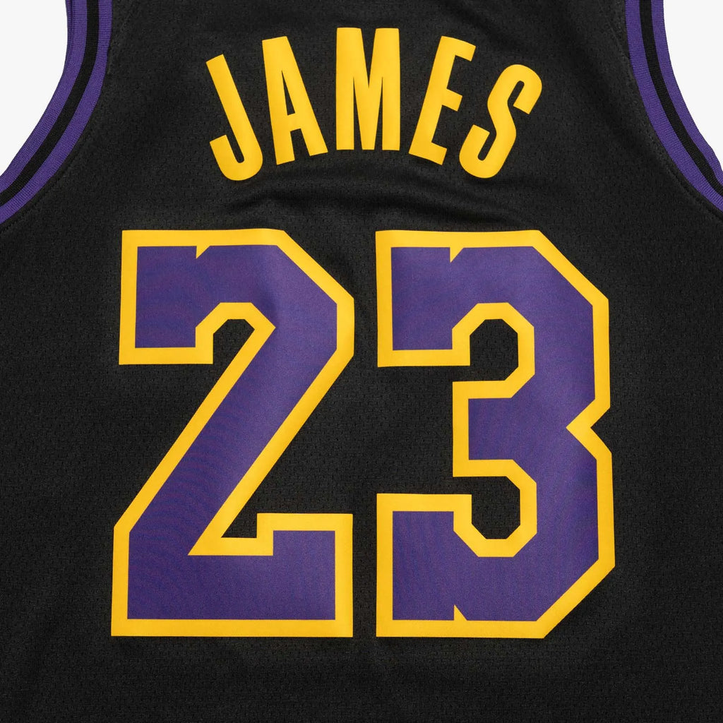 LeBron James Los Angeles Lakers 2024 City Edition Swingman Jersey - Black