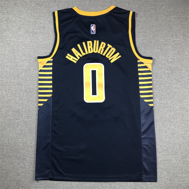 Indiana Pacers Tyrese Haliburton #0 City Edition Swingman Jersey - Embroidered