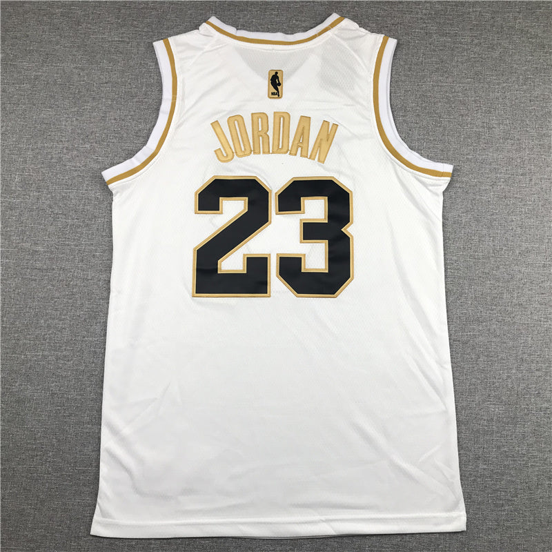 Chicago Bulls Michael Jordan #23 "Platinum" City Edition Swingman Jersey – Embroidered