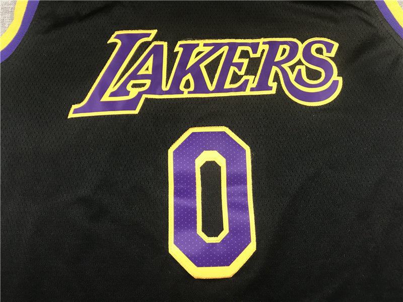 Russell Westbrook #0 Los Angeles Lakers City Edition Swingman Jersey — Embroidered