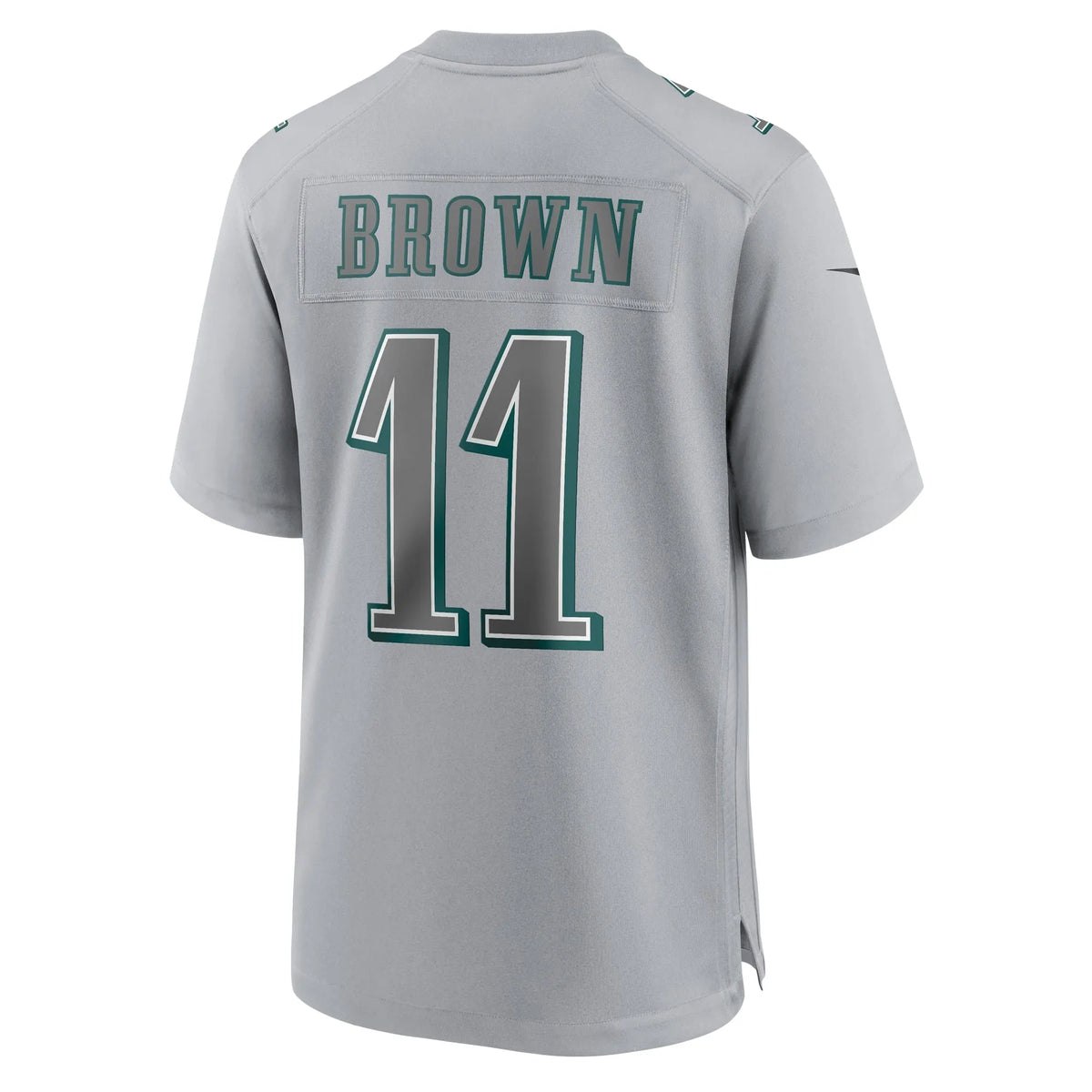 A.J. Brown Philadelphia Eagles Super Bowl LVII Patch Atmosphere Fashion Game Jersey - Gray