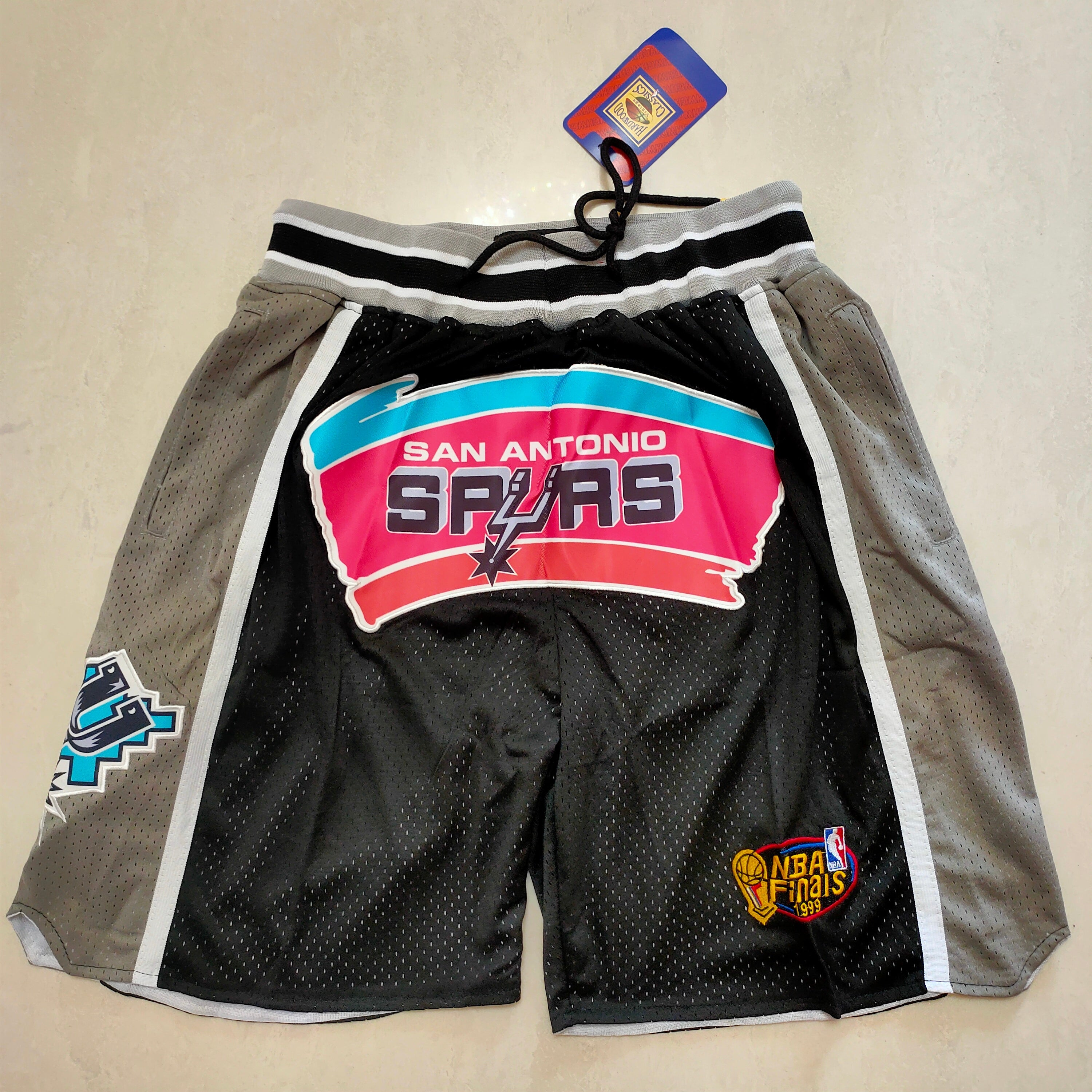 San Antonio Spurs new black pocket pants