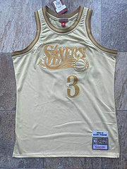 Allen Iverson Philadelphia 76ers 3 White MN
