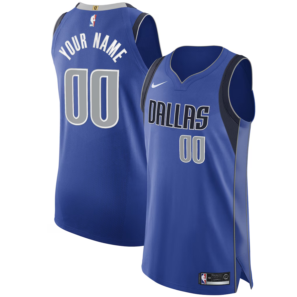 Custom Dallas Mavericks Player Edition Jersey