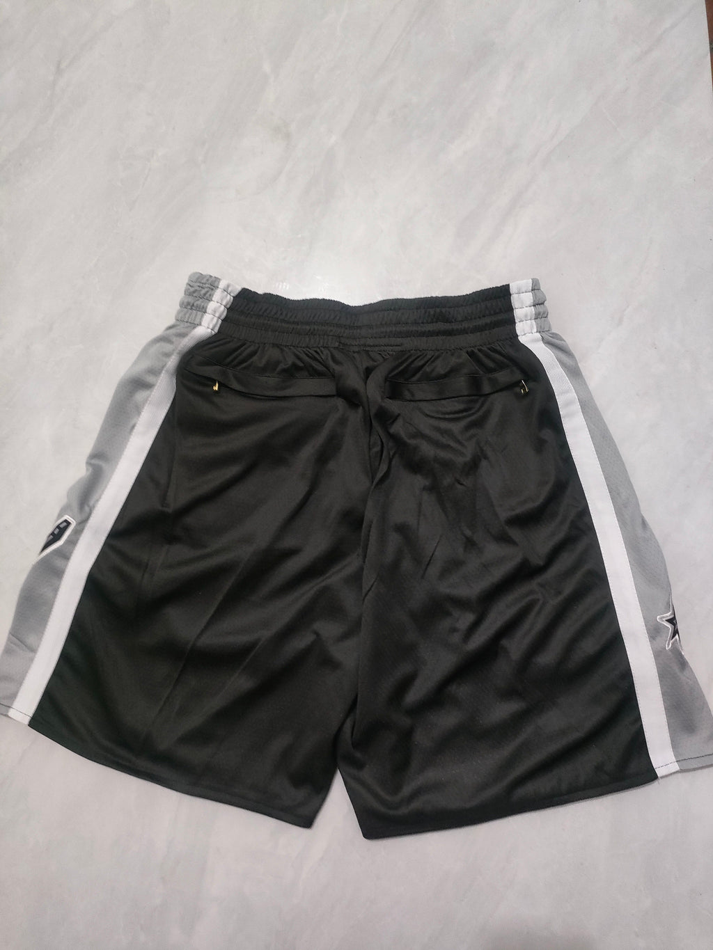 San Antonio Spurs Black Regular Edition Pocket Shorts