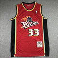 Detroit Pistons Grant Hill #33 1998-99 Throwback — Embroidered