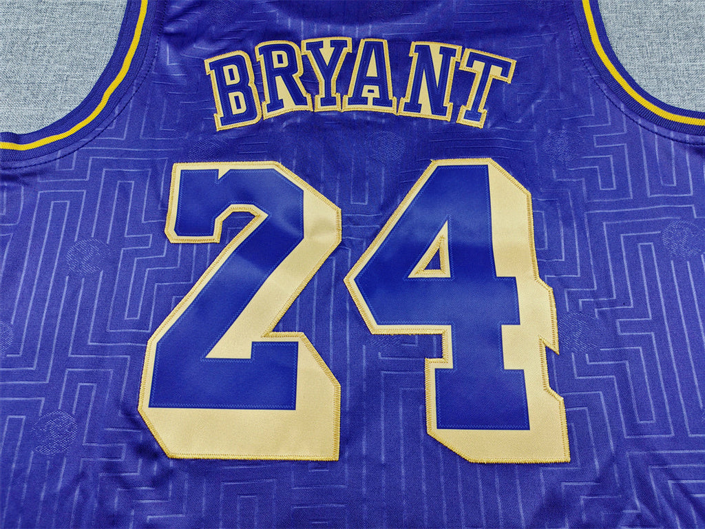 Kobe Bryant #24 Los Angeles Lakers 1996-97 Throwback Embroidered Jersey
