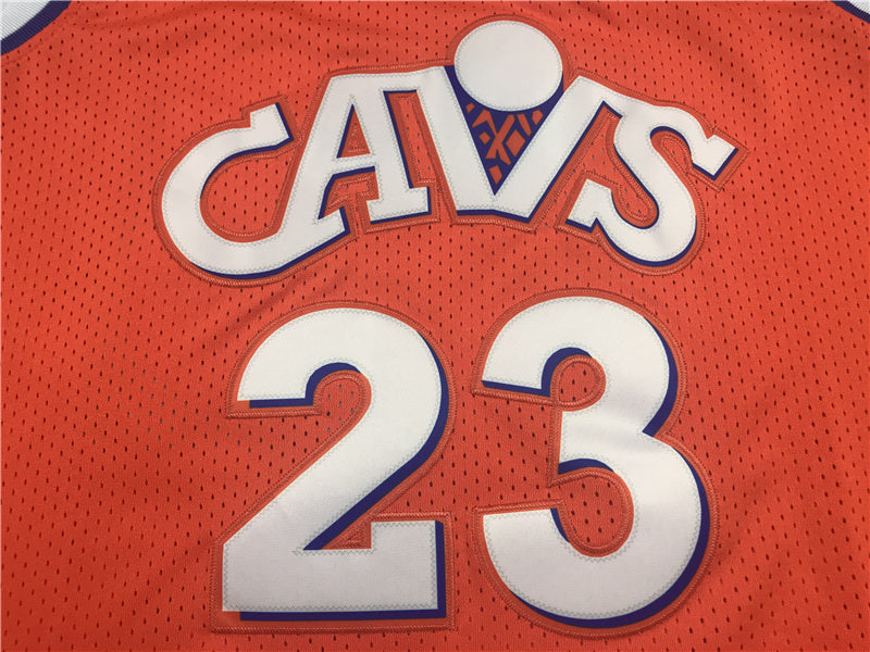 Cleveland Cavaliers LeBron James #23 Throwback - Embroidered Jersey