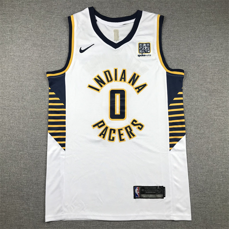 Indiana Pacers Tyrese Haliburton #0 City Edition Swingman Jersey - Embroidered