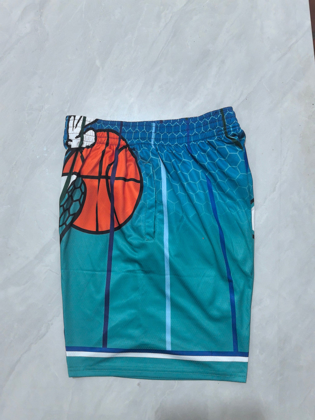 Charlotte Hornets Heat Transfer Pocket Shorts