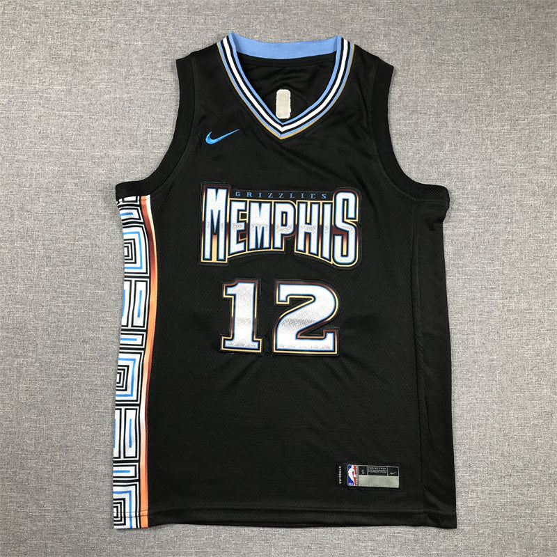 Youth Ja Morant Memphis Grizzlies #12 City Edition Embroidered Jersey