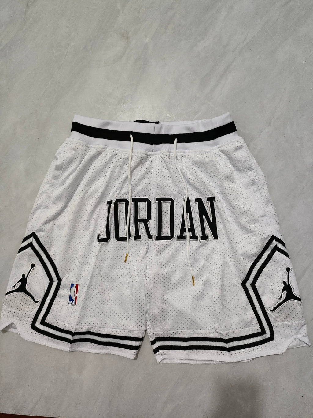 Jordan White Pocket Shorts