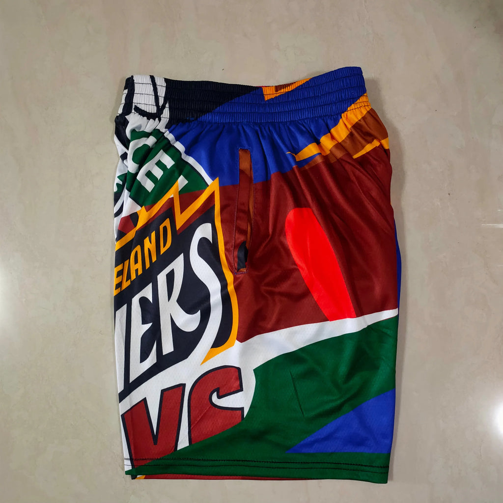 Boston Celtics mitchell&ness purple pocket pants
