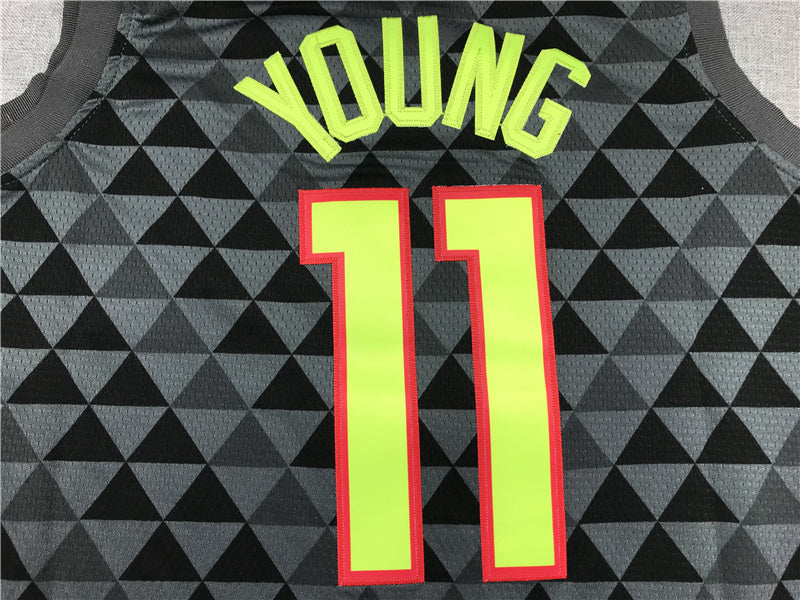 Atlanta Hawks Trae Young #11 City Edition Set — Embroidered Jersey