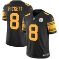 Kenny Pickett #8 Pittsburgh Steelers Black Game Jersey