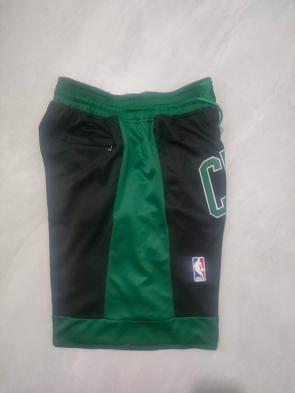 Boston Celtics Black City Edition Pocket Shorts